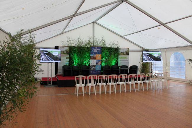 Manifestation publique pour inauguration